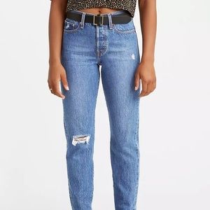 Levi’s wedgie high rise ankle jeans